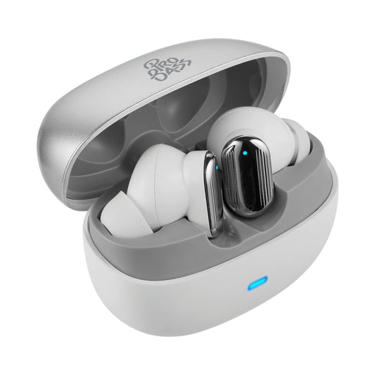 Pro Bass Flex Series TWS Earphone - White + Grey