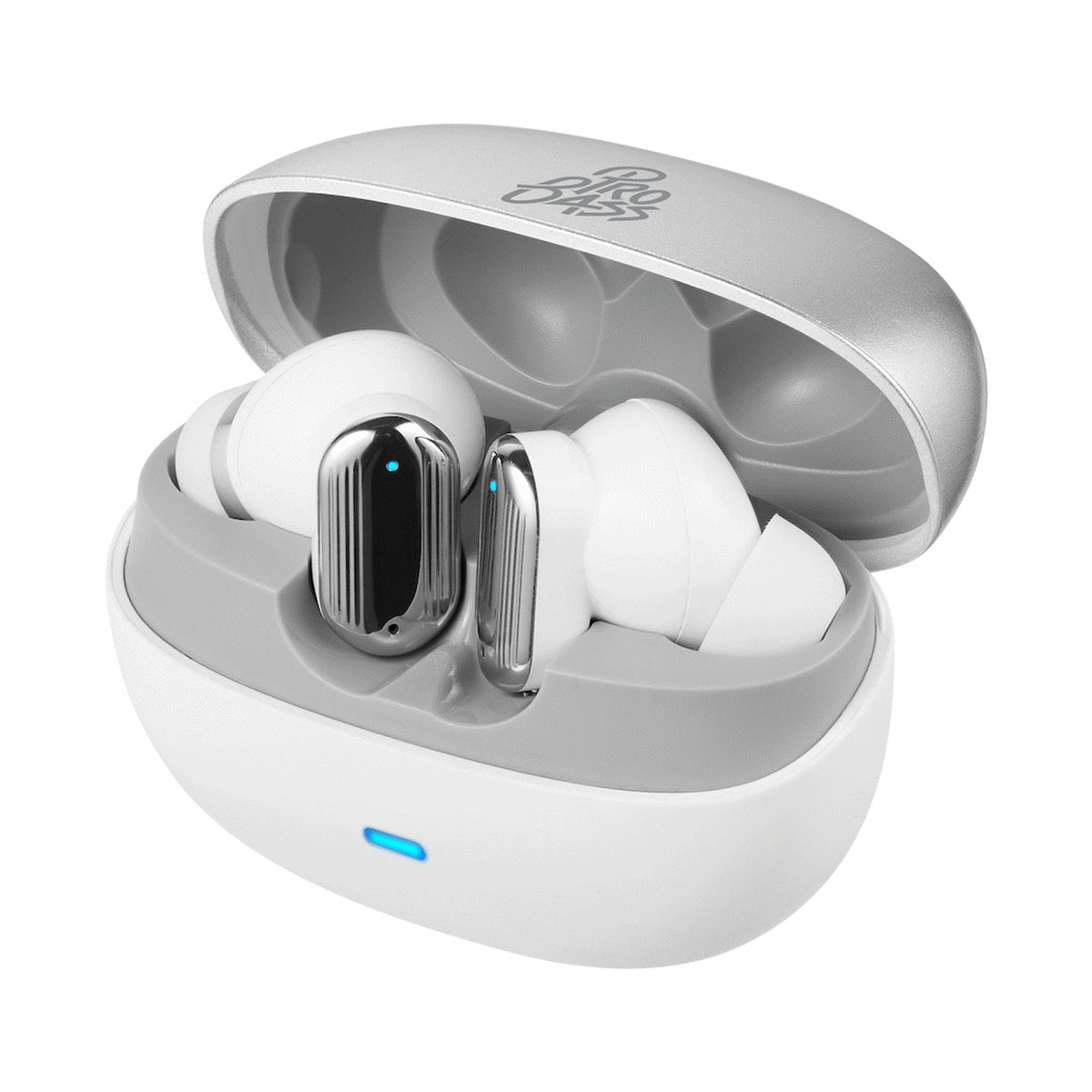 Pro Bass Flex Series TWS Earphone - White + Grey