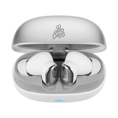 Pro Bass Flex Series TWS Earphone - White + Grey