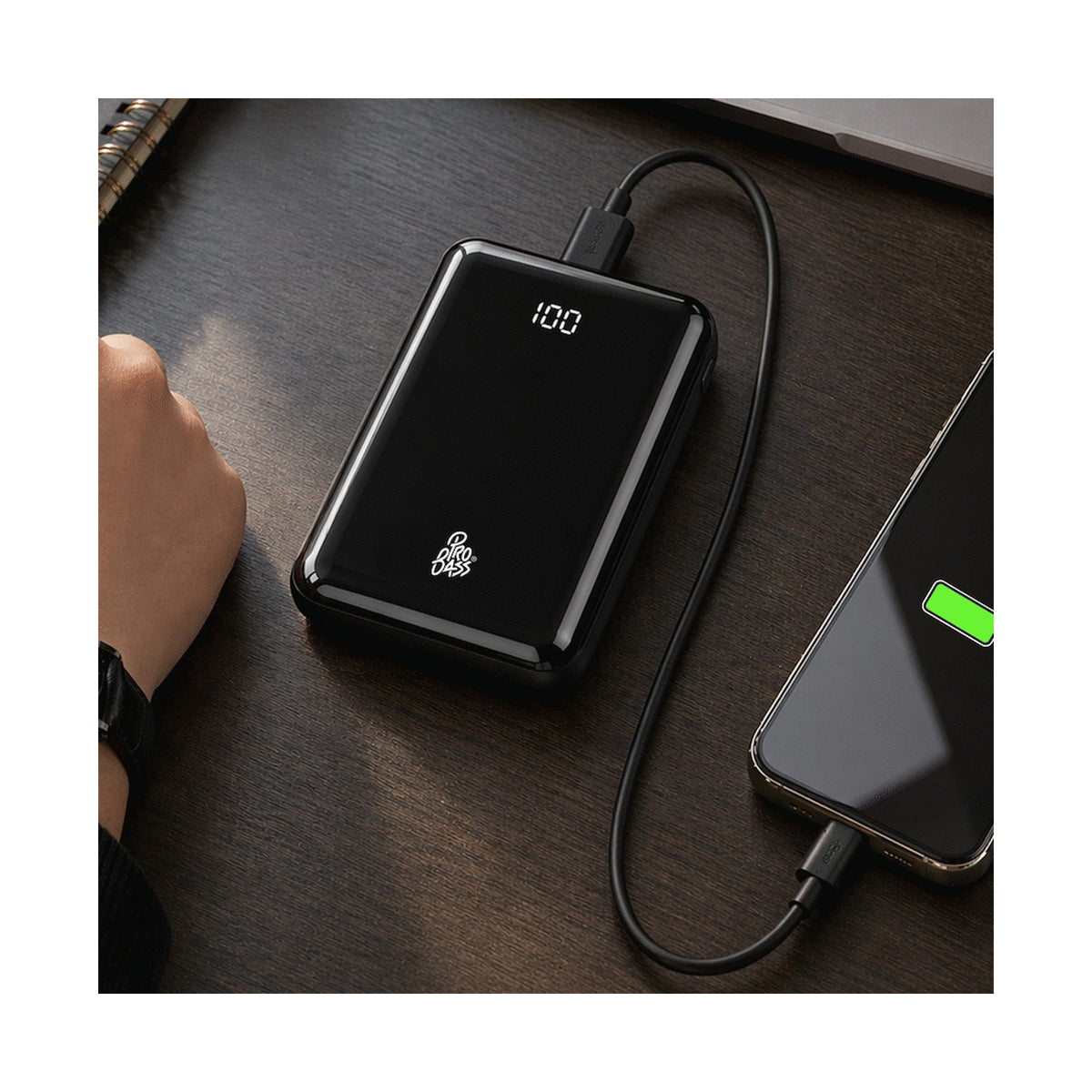 Pro Bass - ChargeMax 2 5000mAh power bank - Black