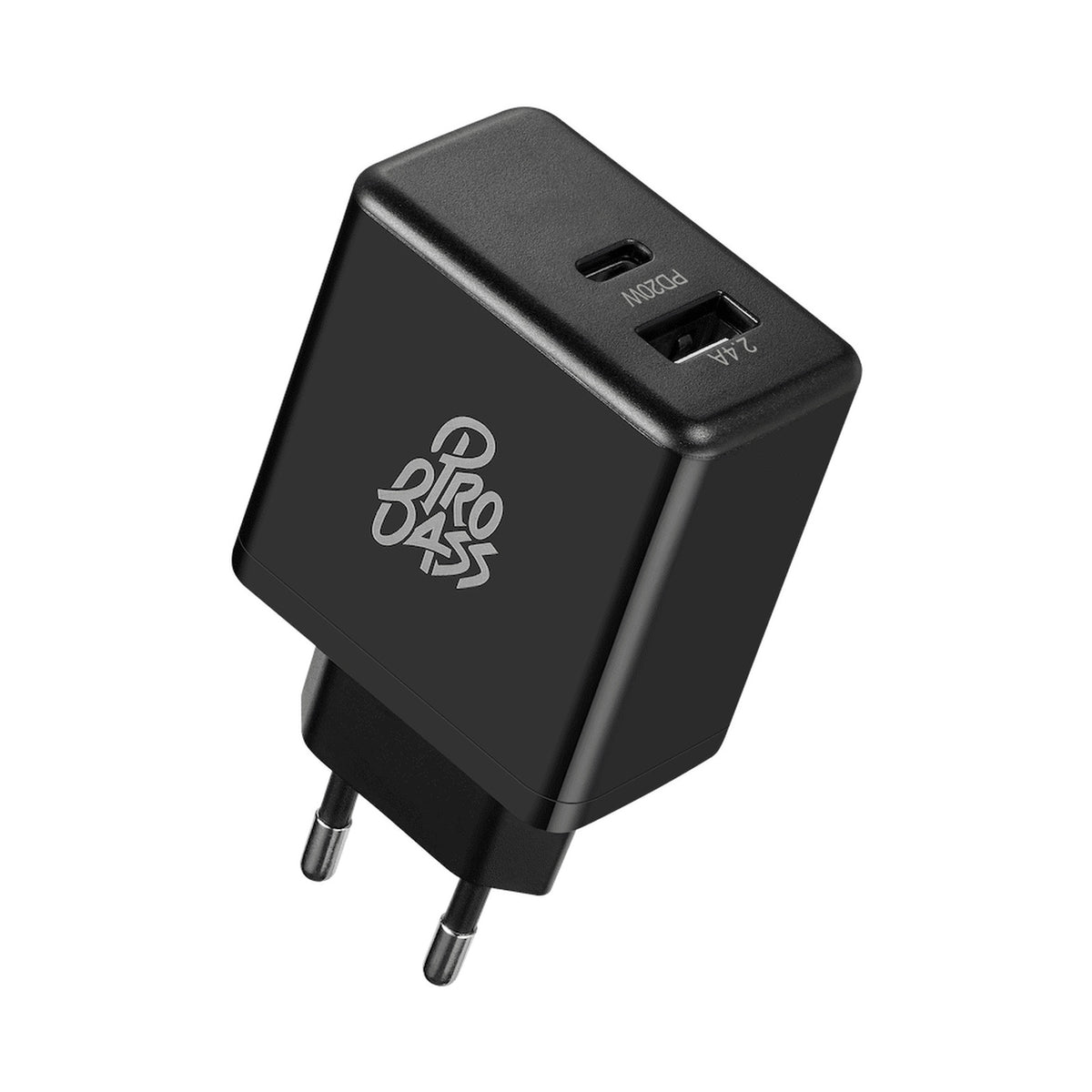 Pro Bass Dual USB + Type-C Wall Charger 32w