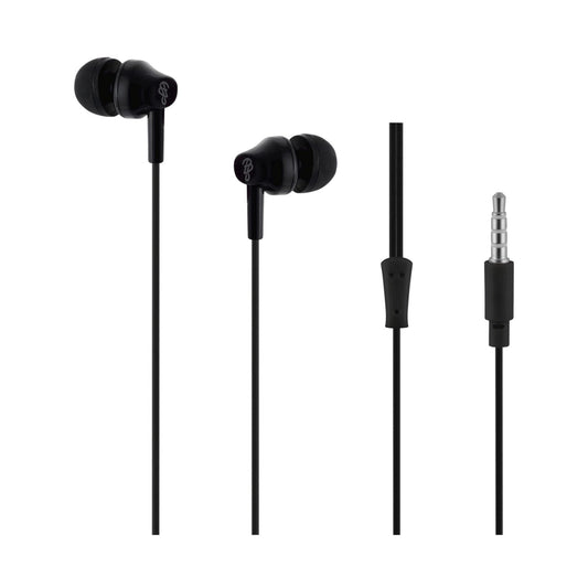 Pro Bass Genesis Series 3.5mm Wired Earphones (No Mic) - Black