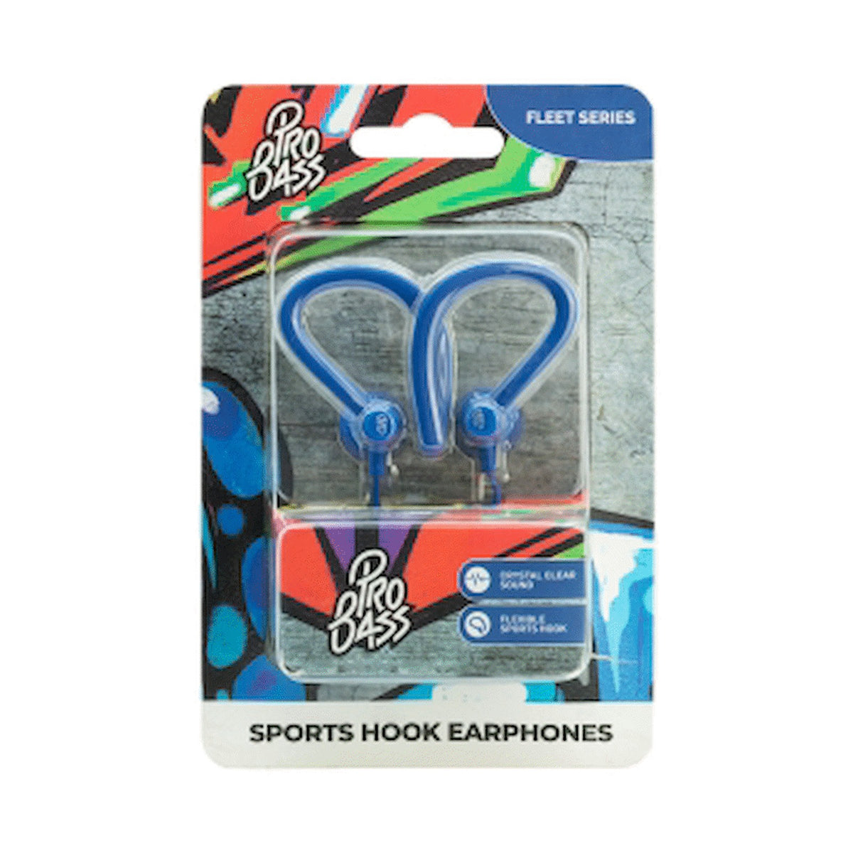Pro Bass Fleet Series Earphones - Blue