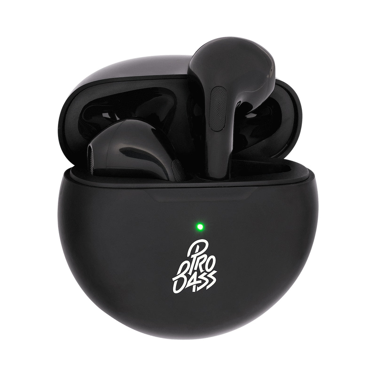 Pro Bass Future Series True Wireless Earphones with Charging Case - Black