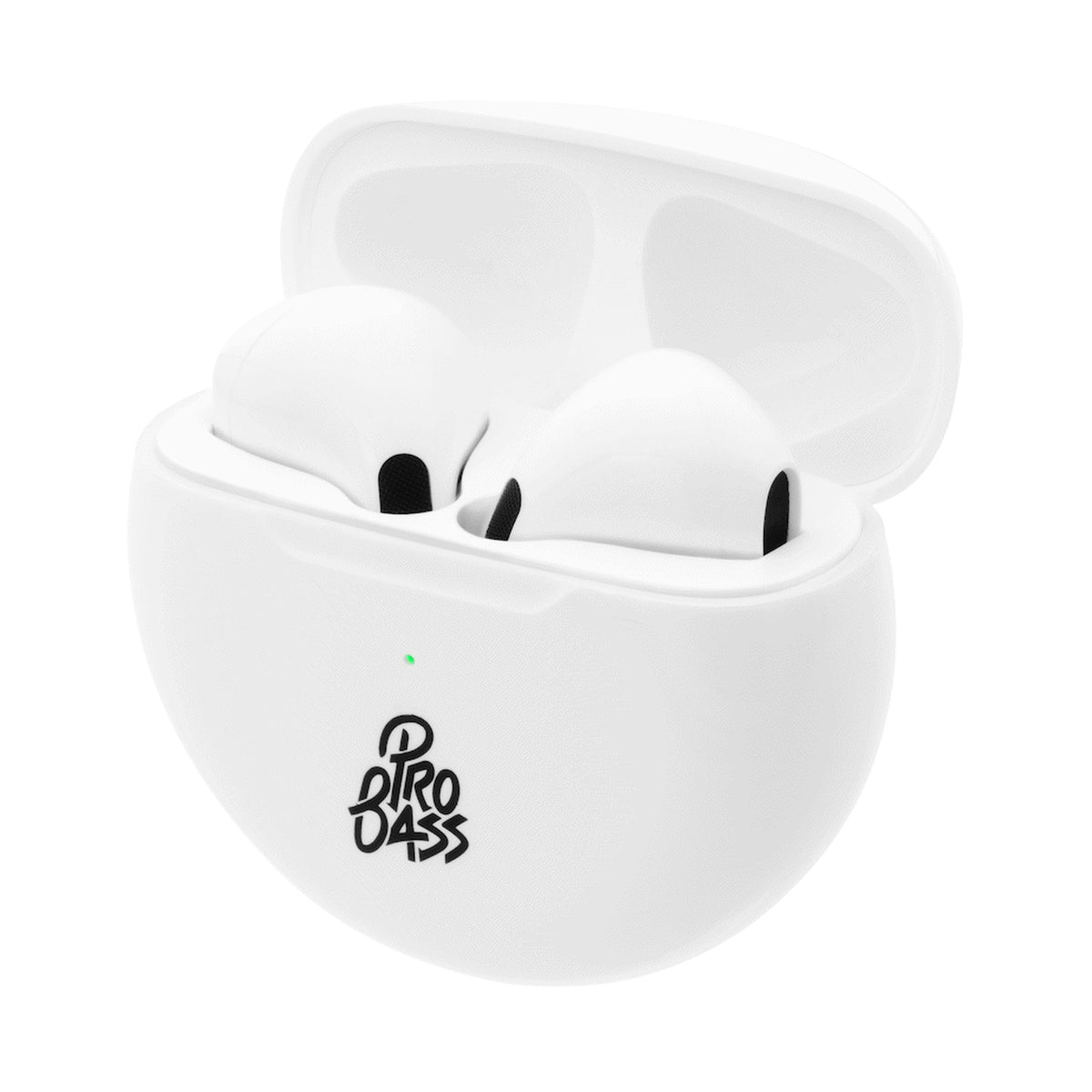 Pro Bass Future Series True Wireless Earphones with Charging Case - White