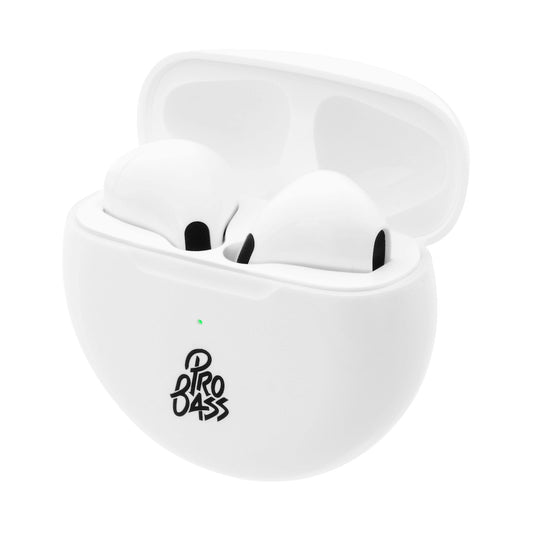 Pro Bass Future Series True Wireless Earphones with Charging Case - White