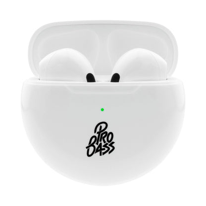Pro Bass Future Series True Wireless Earphones with Charging Case - White