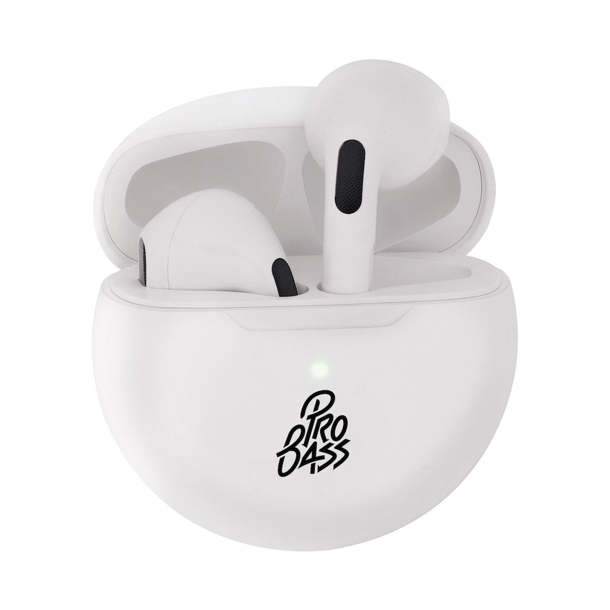 Pro Bass Future Series True Wireless Earphones with Charging Case - White