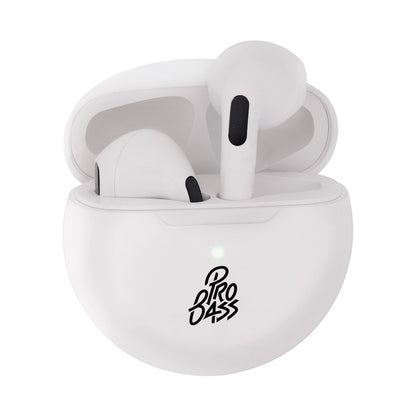 Pro Bass Future Series True Wireless Earphones with Charging Case - White