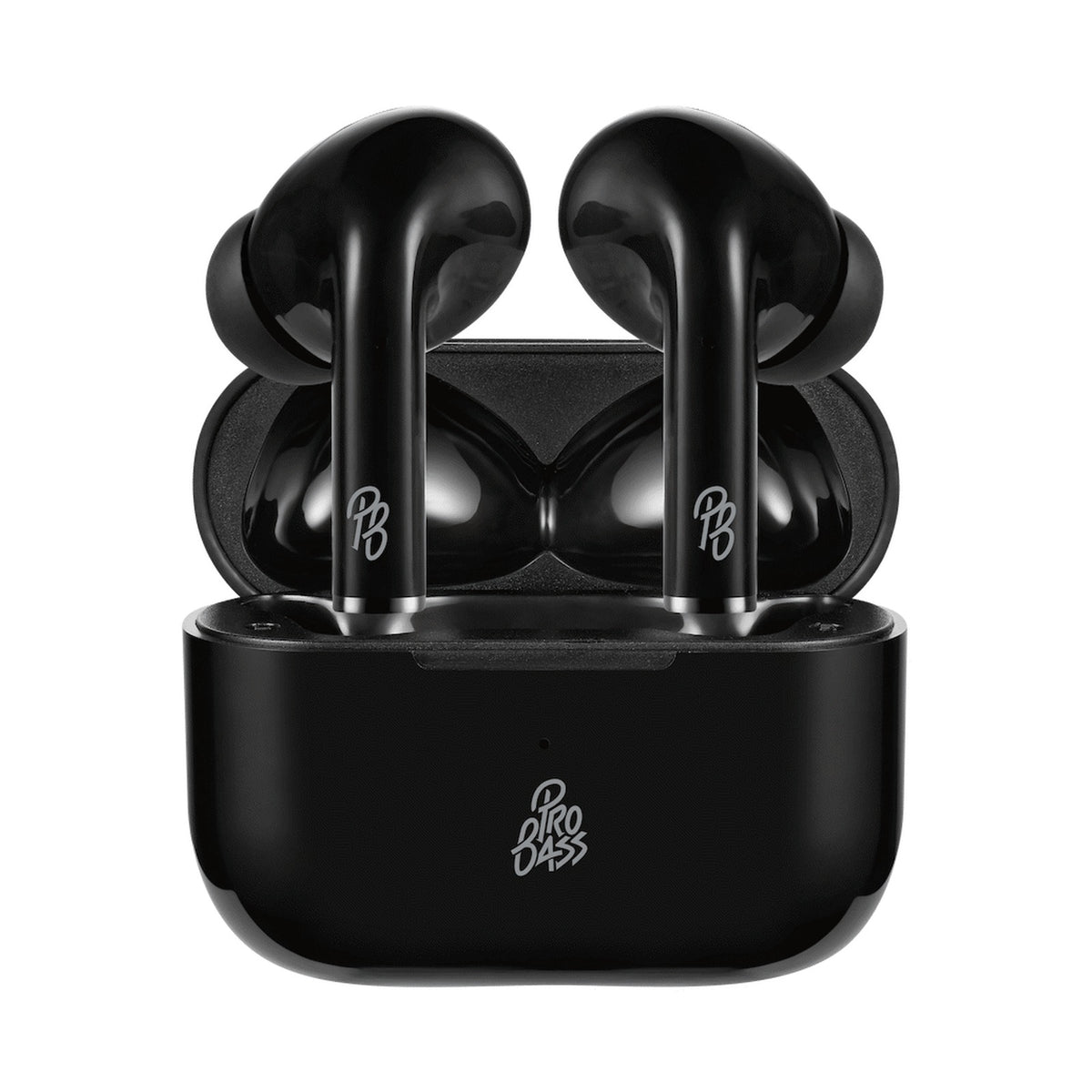 Pro Bass Pulse Buds True Wireless Earphones with Charging Case - Black