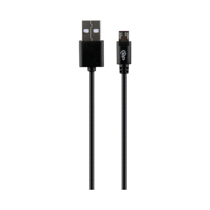 Pro Bass Power Series Boxed Round Micro USB Cable - Black