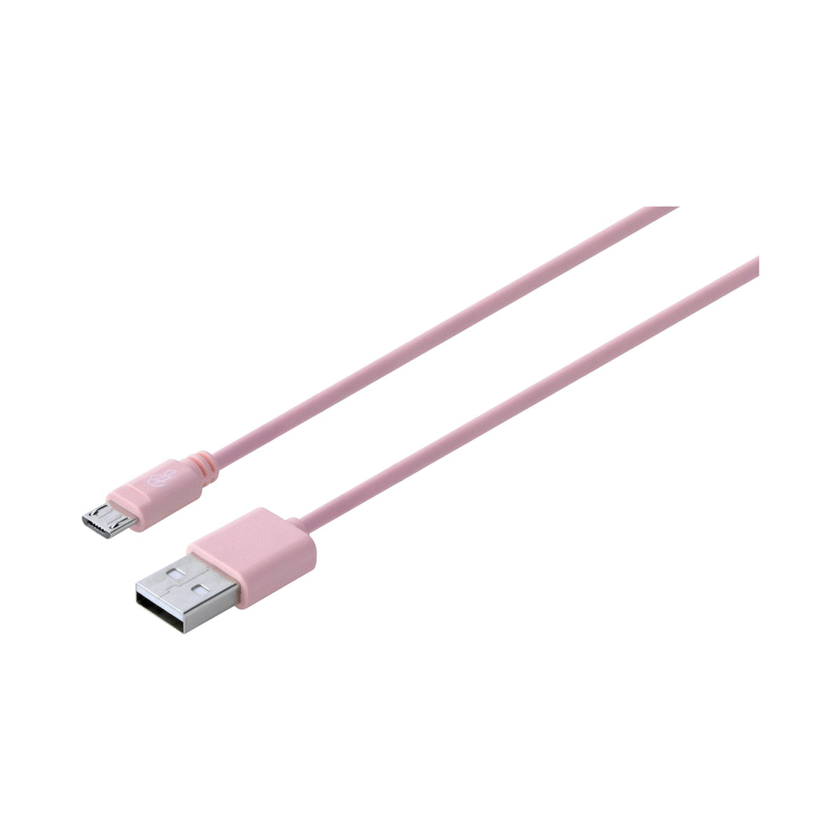 Pro Bass Power Series Boxed Round Micro USB Cable - Pink