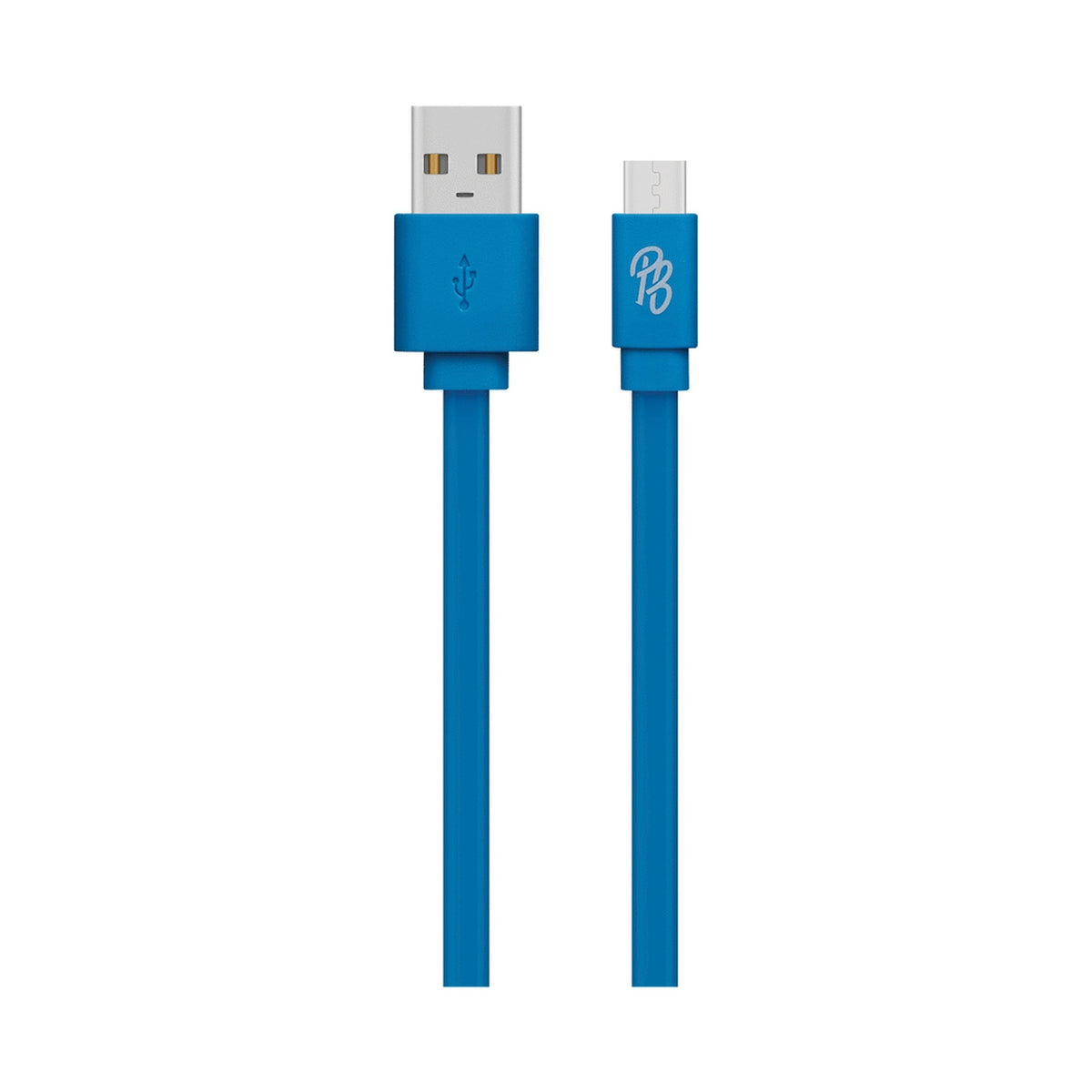 Pro Bass Energize Series Packaged Micro USB Cable - Blue 1.2m