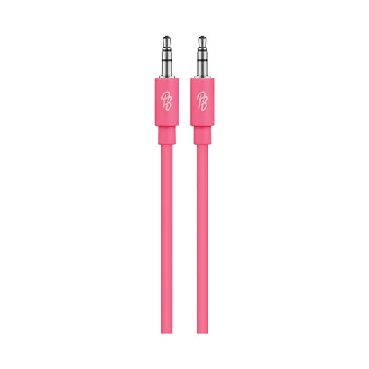 Pro Bass Unite Series - Boxed Auxiliary Cable - Pastel Pink 1m
