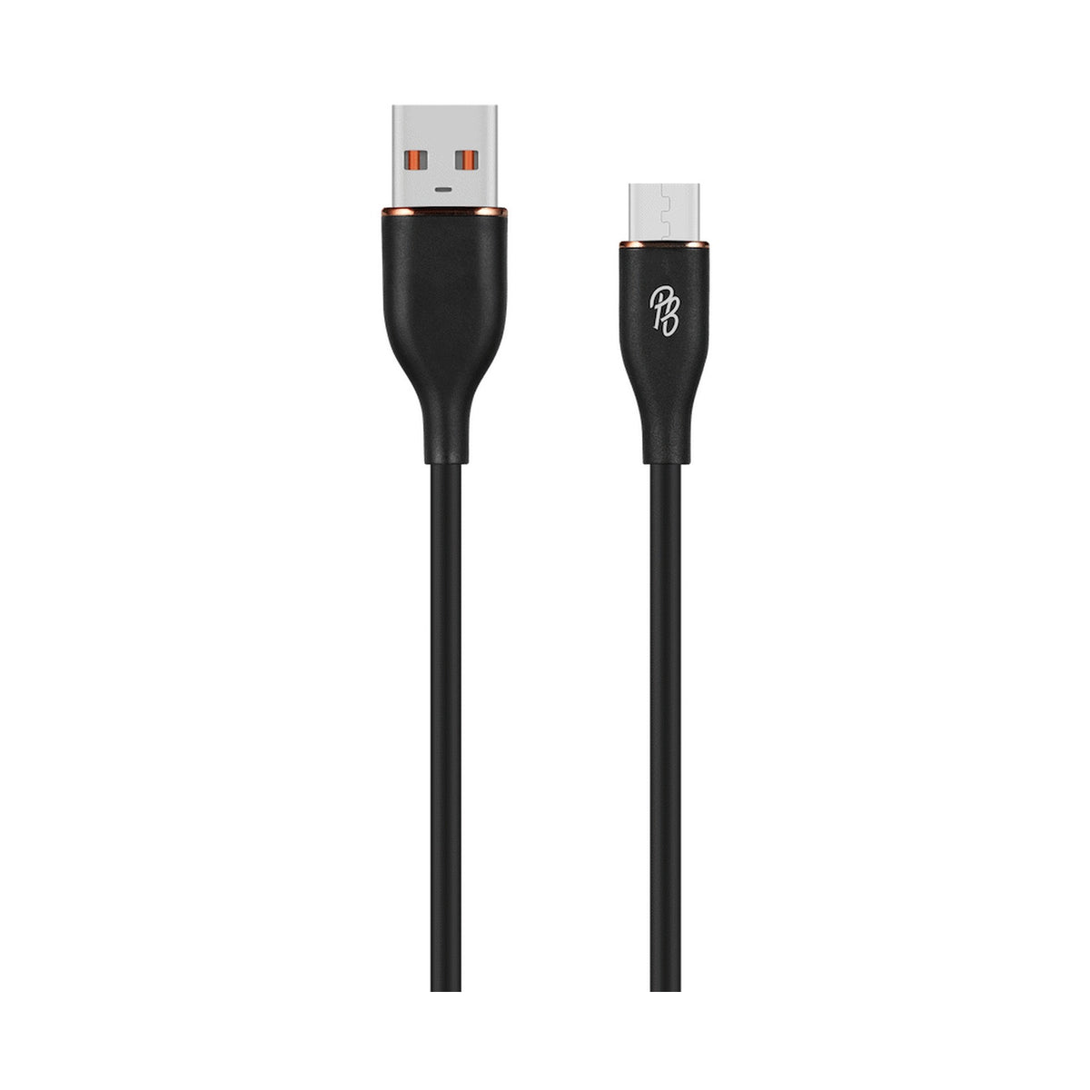 Pro Bass FlexiCord Series 2m USB to Micro Charging Cable - Black