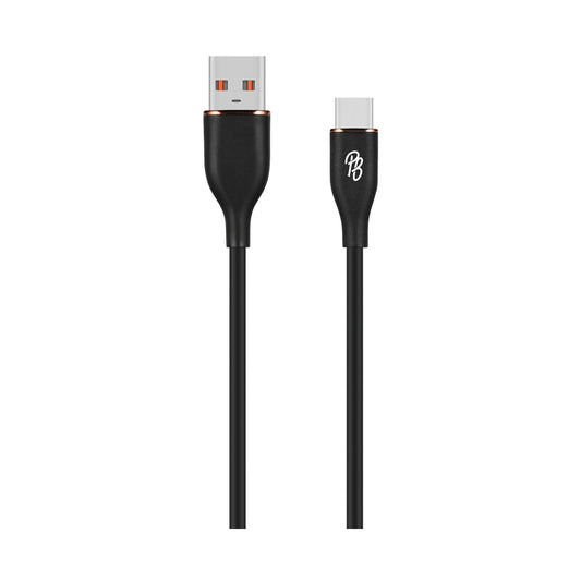 Pro Bass FlexiCord Series 2m USB to Type-C Charging Cable - Black