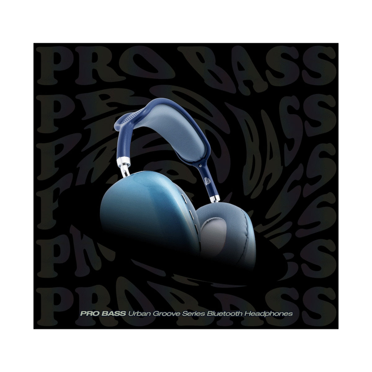 Pro Bass Urban Groove Series Bluetooth Headphones - Blue