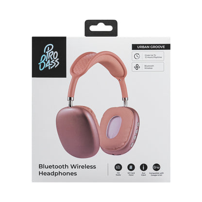 Pro Bass Urban Groove Series Bluetooth Headphones - Orange