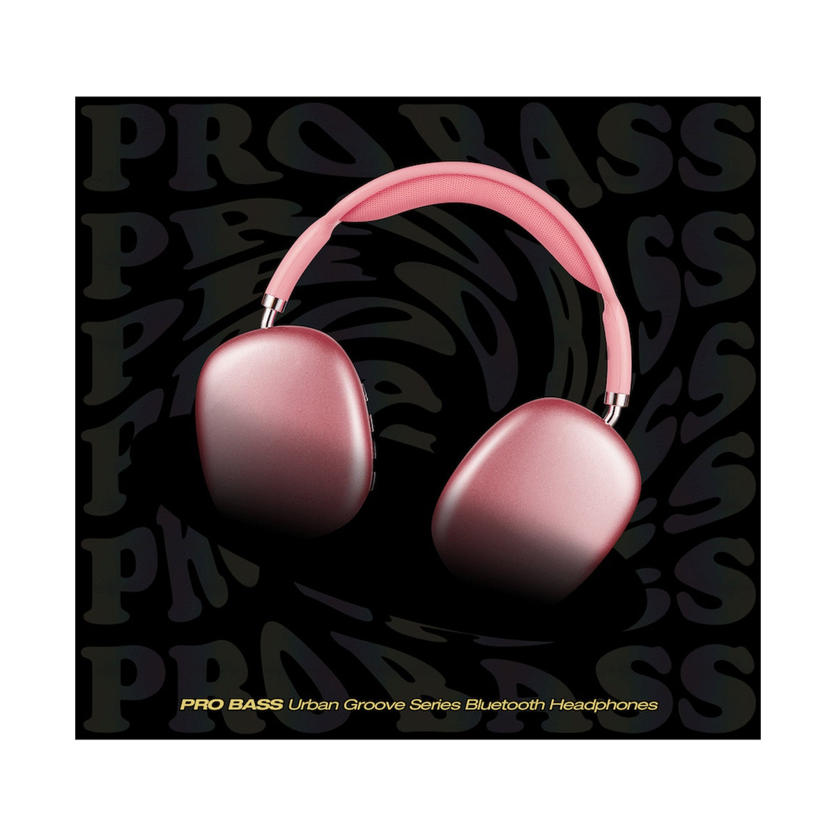 Pro Bass Urban Groove Series Bluetooth Headphones - Pink