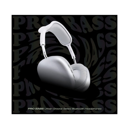Pro Bass Urban Groove Series Bluetooth Headphones  - White