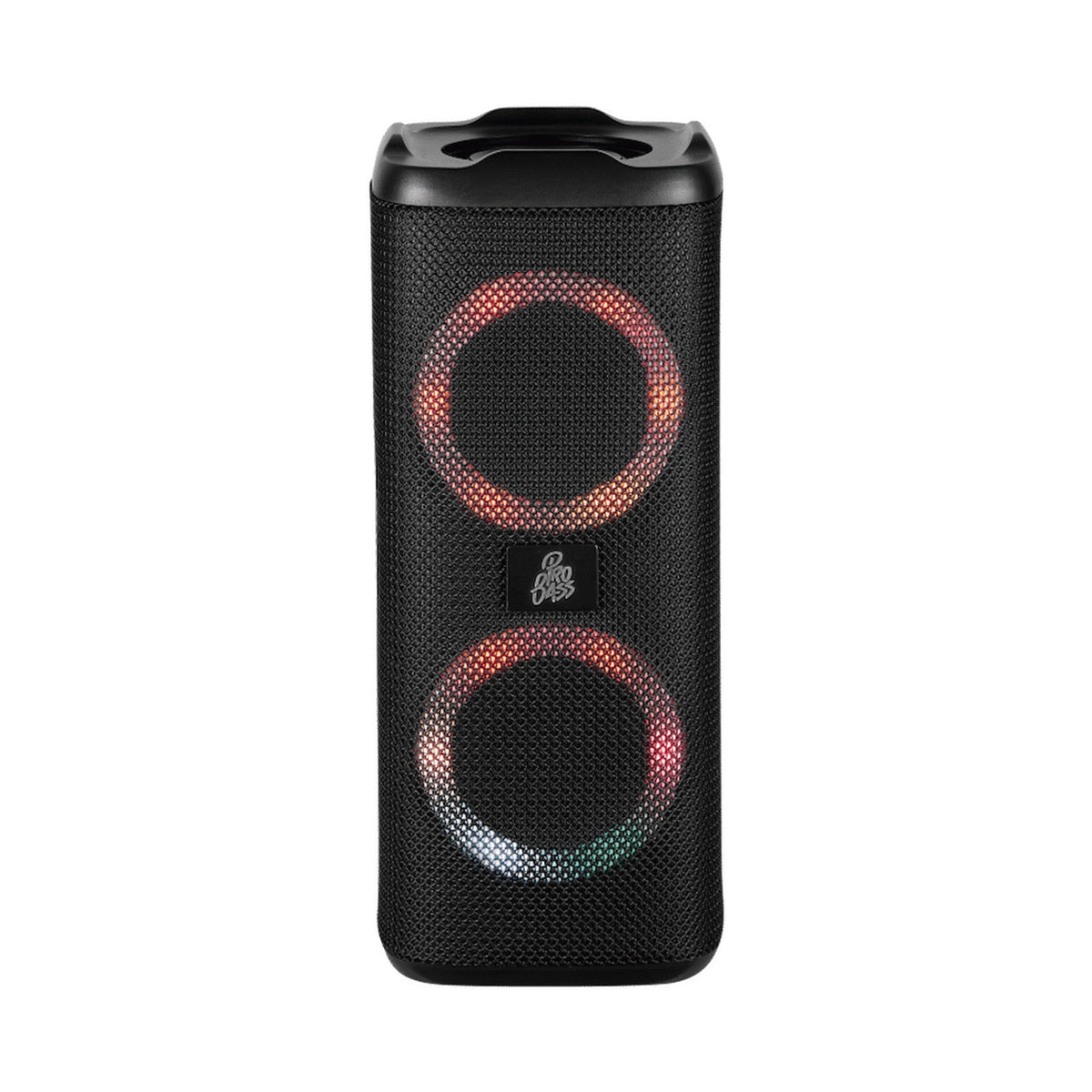 Pro Bass Pulse Box Portable Bluetooth Speaker - Black