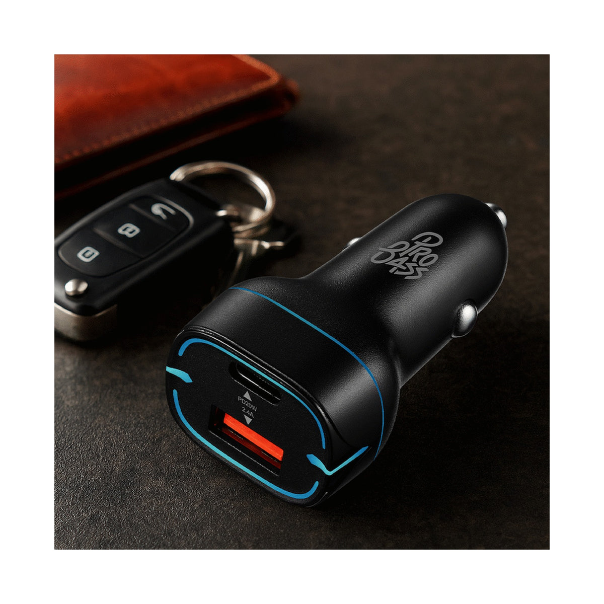 Pro Bass AutoPower Series 32w Dual USB and Type-C Car Charger