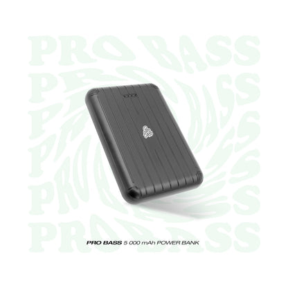 Pro Bass Engine 5000mah Series Power Bank - Black