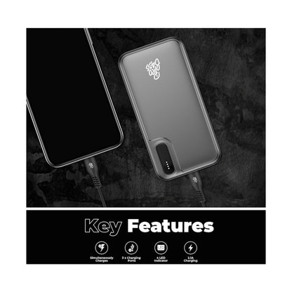 Pro Bass ChargeMax Series 20000mAh Power Bank