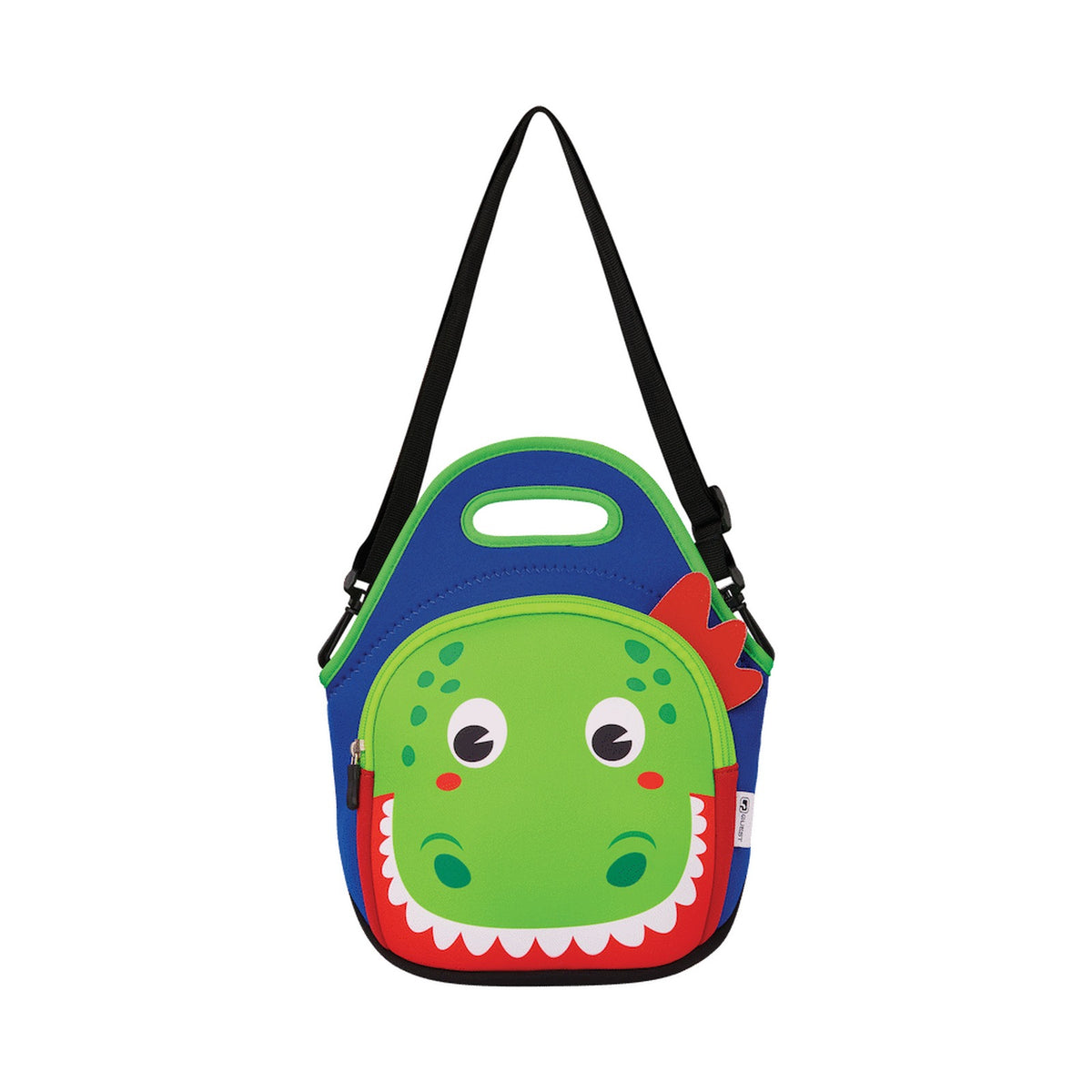 Quest Neoprene Lunch Bag - Dino - Blue/Green