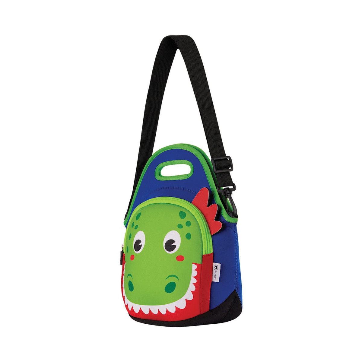 Quest Neoprene Lunch Bag - Dino - Blue/Green