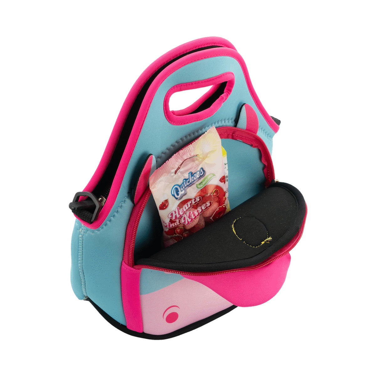 Quest Neoprene Lunch Bag - Unicorn - Blue/Pink