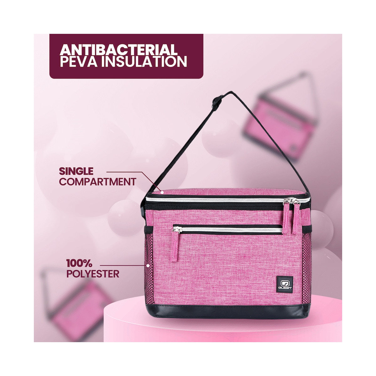 Quest Pollo Lunch Cooler - Pink