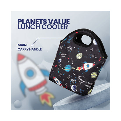 Quest Planets Value Lunch Cooler Black