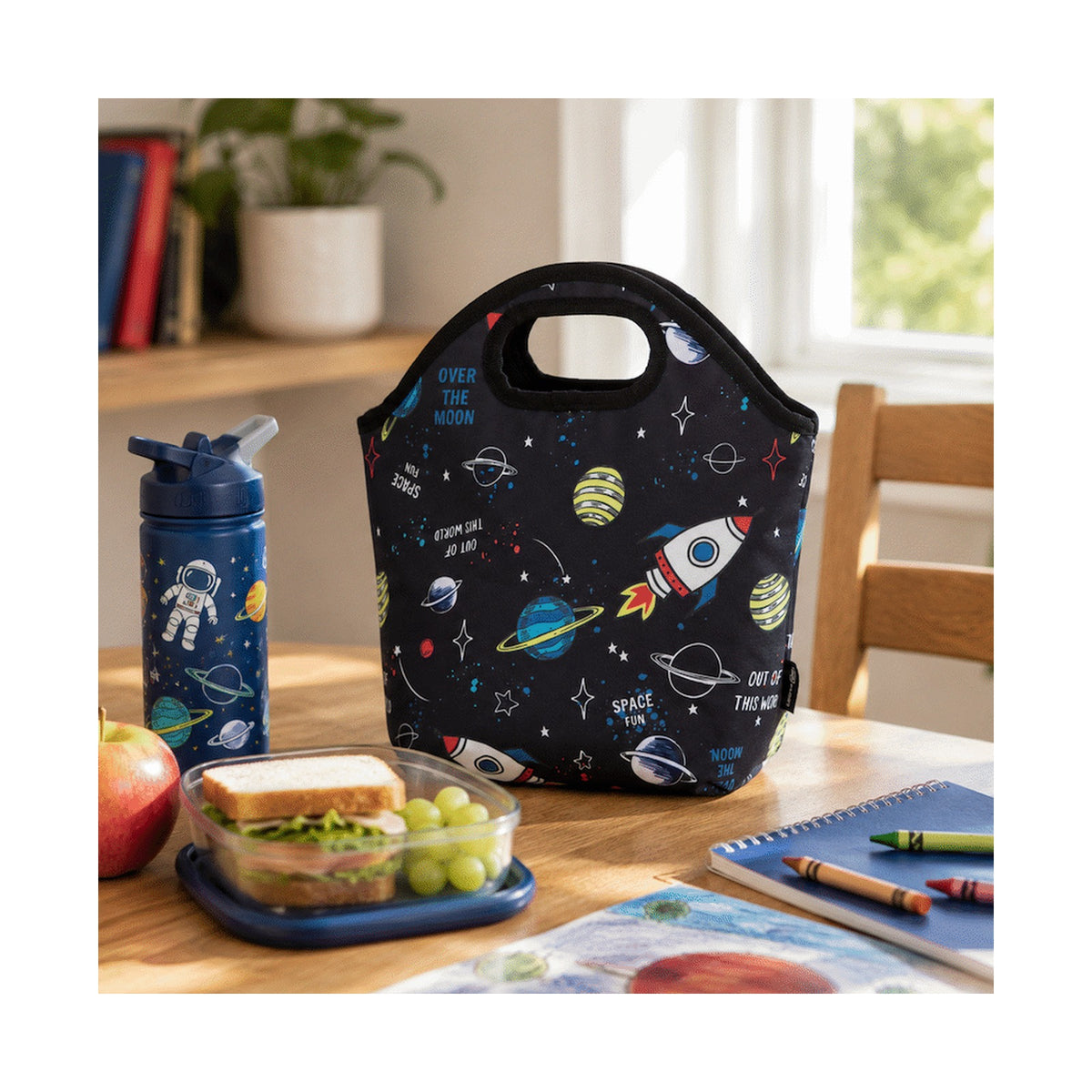 Quest Planets Value Lunch Cooler Black