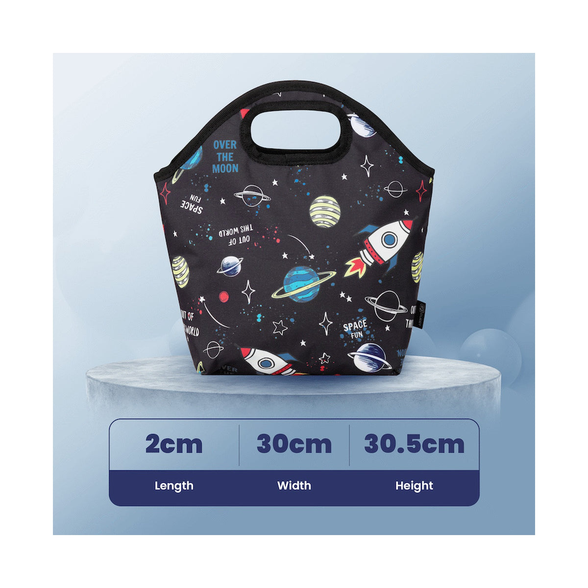Quest Planets Value Lunch Cooler Black