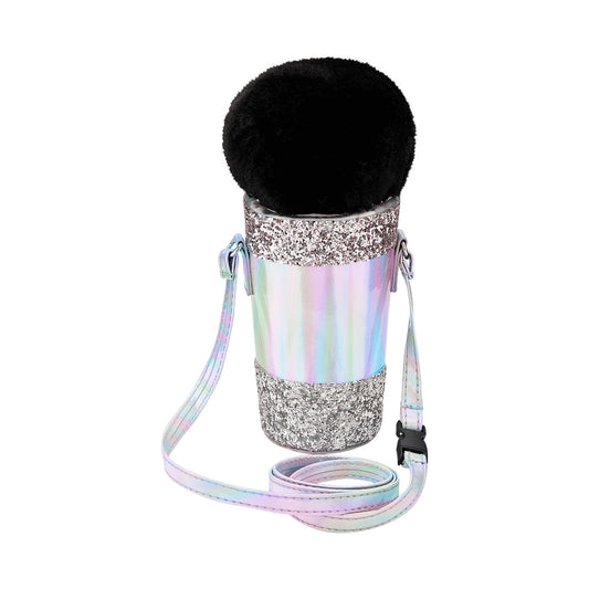 Quest Microphone Crossbody Bag - Silver