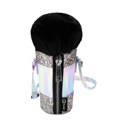 Quest Microphone Crossbody Bag - Silver
