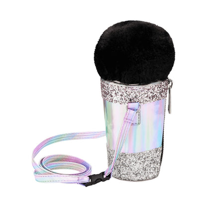 Quest Microphone Crossbody Bag - Silver