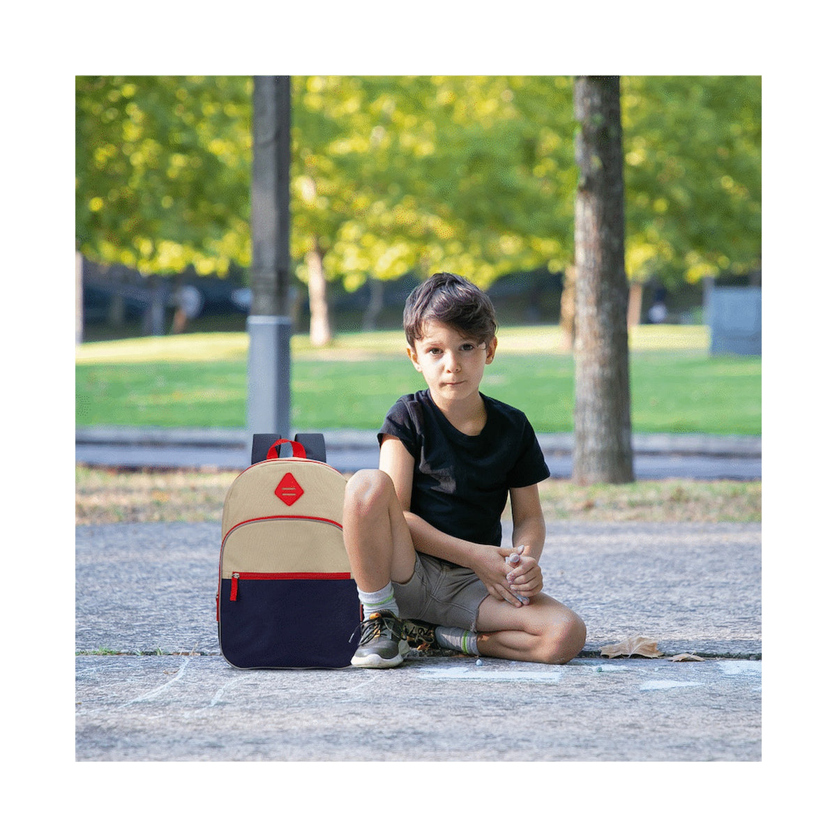 Quest Walter 20l Backpack - Navy/Tan