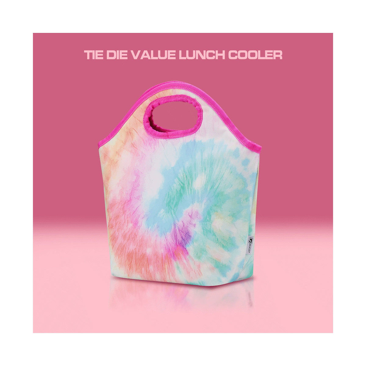Quest Tie-Dye Value Lunch Cooler - Pink