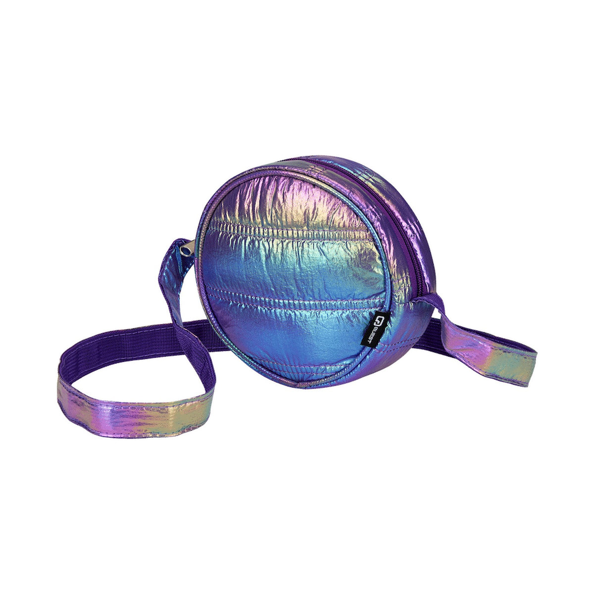 Quest Puffer Cross Body Bag - Purple