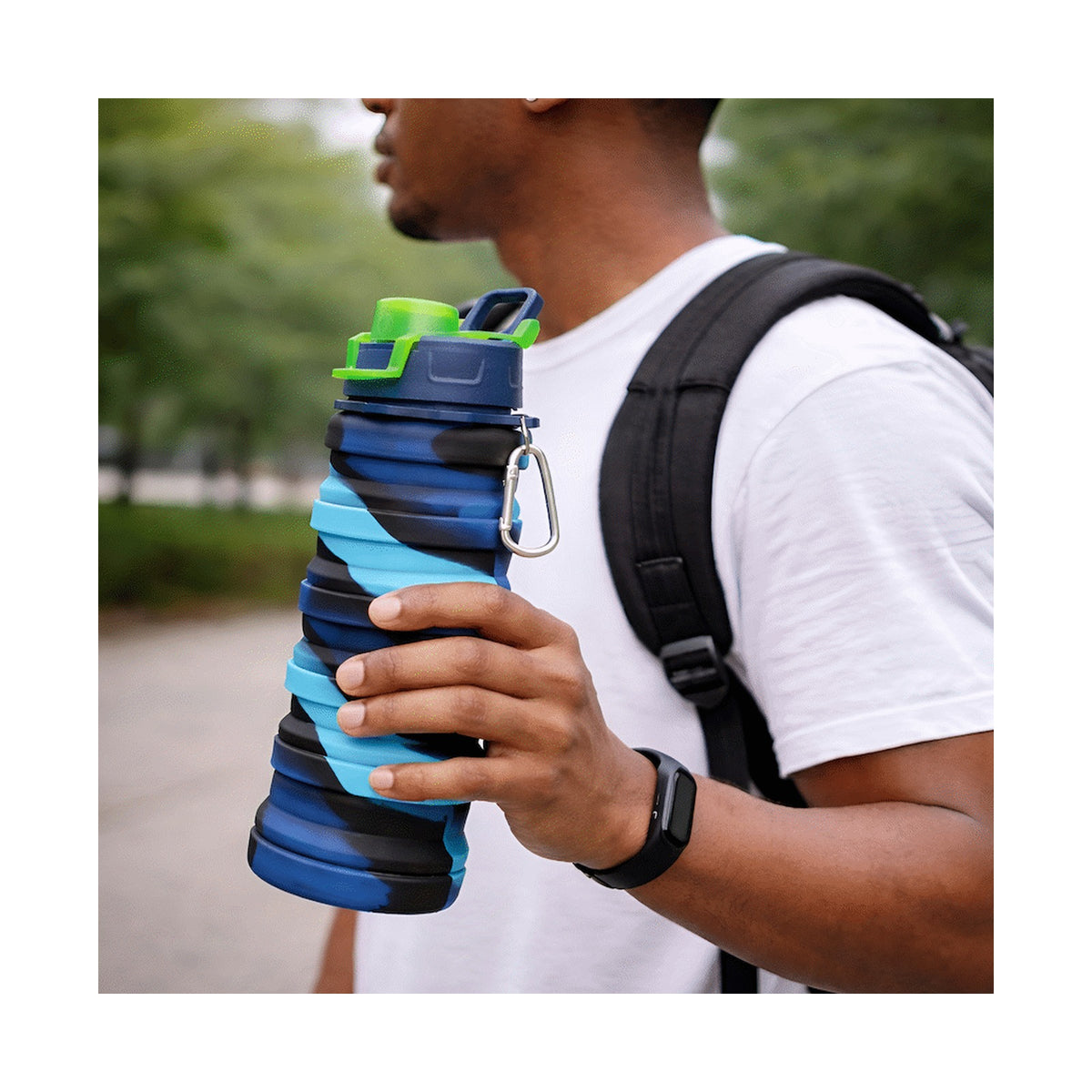 Quest Hydro-Pop Bottle 500ml - Multi Blue