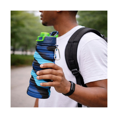 Quest Hydro-Pop Bottle 500ml - Multi Blue