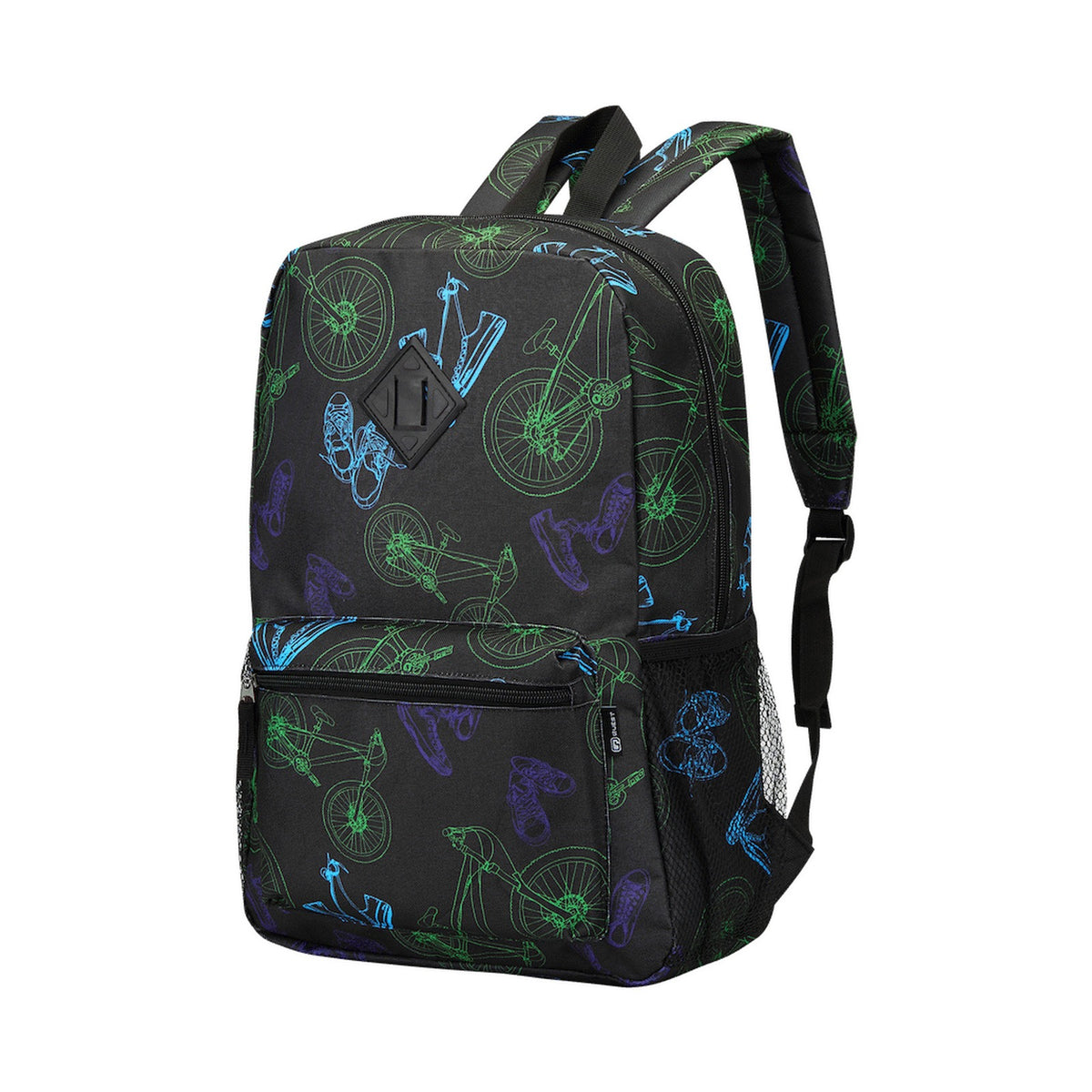 Quest Neon Sneakers 4-Piece Backpack Combo - Black
