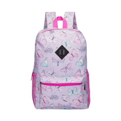 Quest Butterfly 4 Piece Backpack Combo - Purple