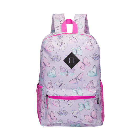 Quest Butterfly 4 Piece Backpack Combo - Purple