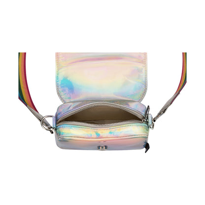 Quest Rainbow Cross Body Bag - Silver