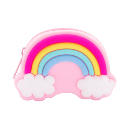Quest Rainbow Silicone Purse - Pink