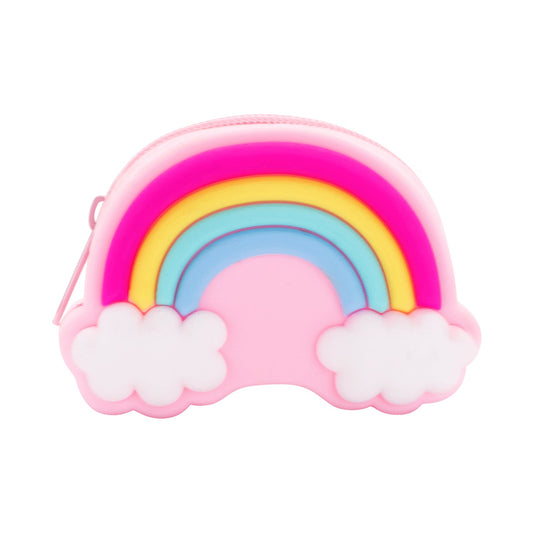Quest Rainbow Silicone Purse - Pink