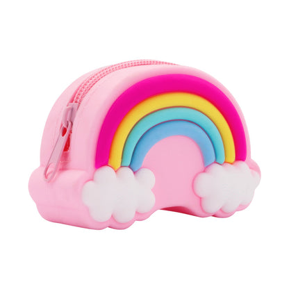 Quest Rainbow Silicone Purse - Pink